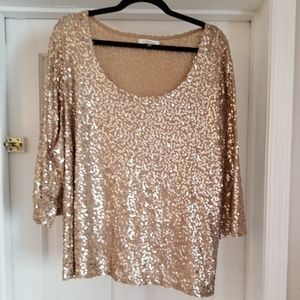 Sequin Calvin Klein top
